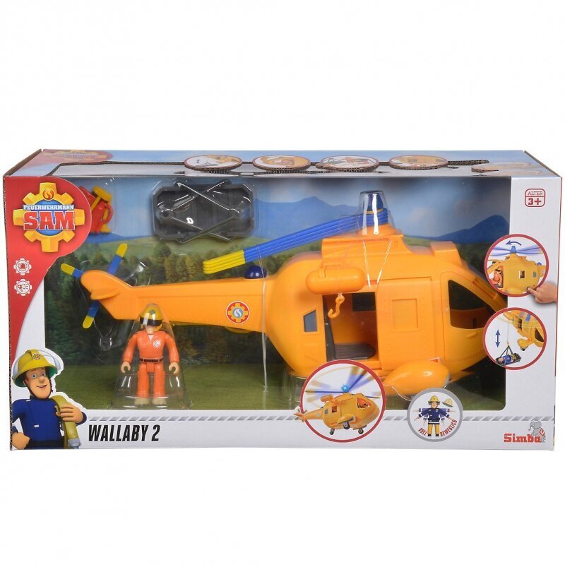 Tuletõrjujate helikopter koos figuuriga Simba hind ja info | Mänguasjad poistele | hansapost.ee