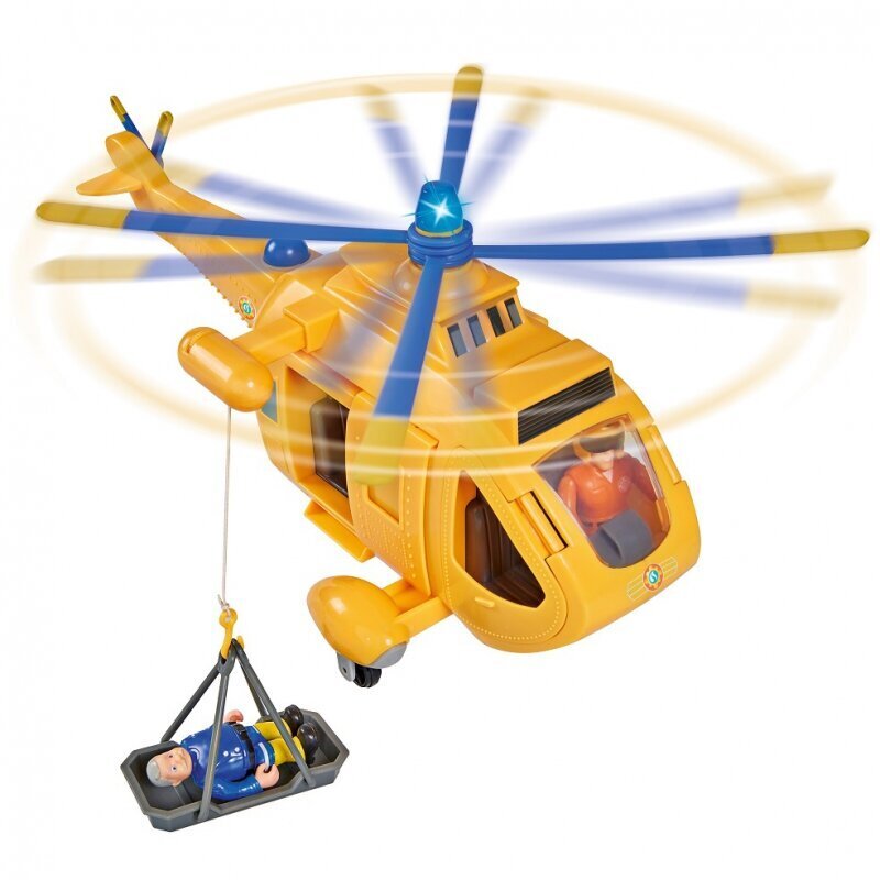 Tuletõrjujate helikopter koos figuuriga Simba цена и информация | Mänguasjad poistele | hansapost.ee