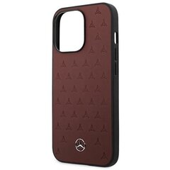 Mercedes MEHCP13XPSQRE iPhone 13 Pro Max 6.7 "red Leather Stars hind ja info | Telefonide kaitsekaaned ja -ümbrised | hansapost.ee