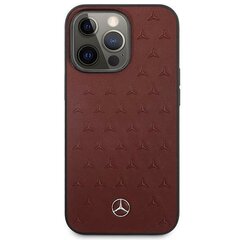 Mercedes MEHCP13XPSQRE iPhone 13 Pro Max 6.7 "red Leather Stars hind ja info | Telefonide kaitsekaaned ja -ümbrised | hansapost.ee