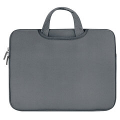 Универсальный чехол для ноутбука 15,6 ", серый цена и информация | Рюкзаки, сумки, чехлы для компьютеров | hansapost.ee