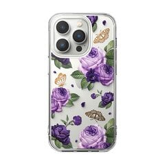 Ringke Fusion iPhone 14 Pro прозрачный (Фиолетовая роза) (FD641E29) цена и информация | Чехлы для телефонов | hansapost.ee