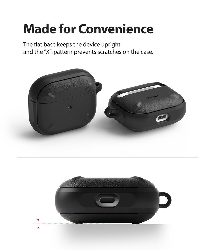 Ringke Onyx, AirPods 3 Black (EC52336RS) цена и информация | Kõrvaklappide tarvikud | hansapost.ee