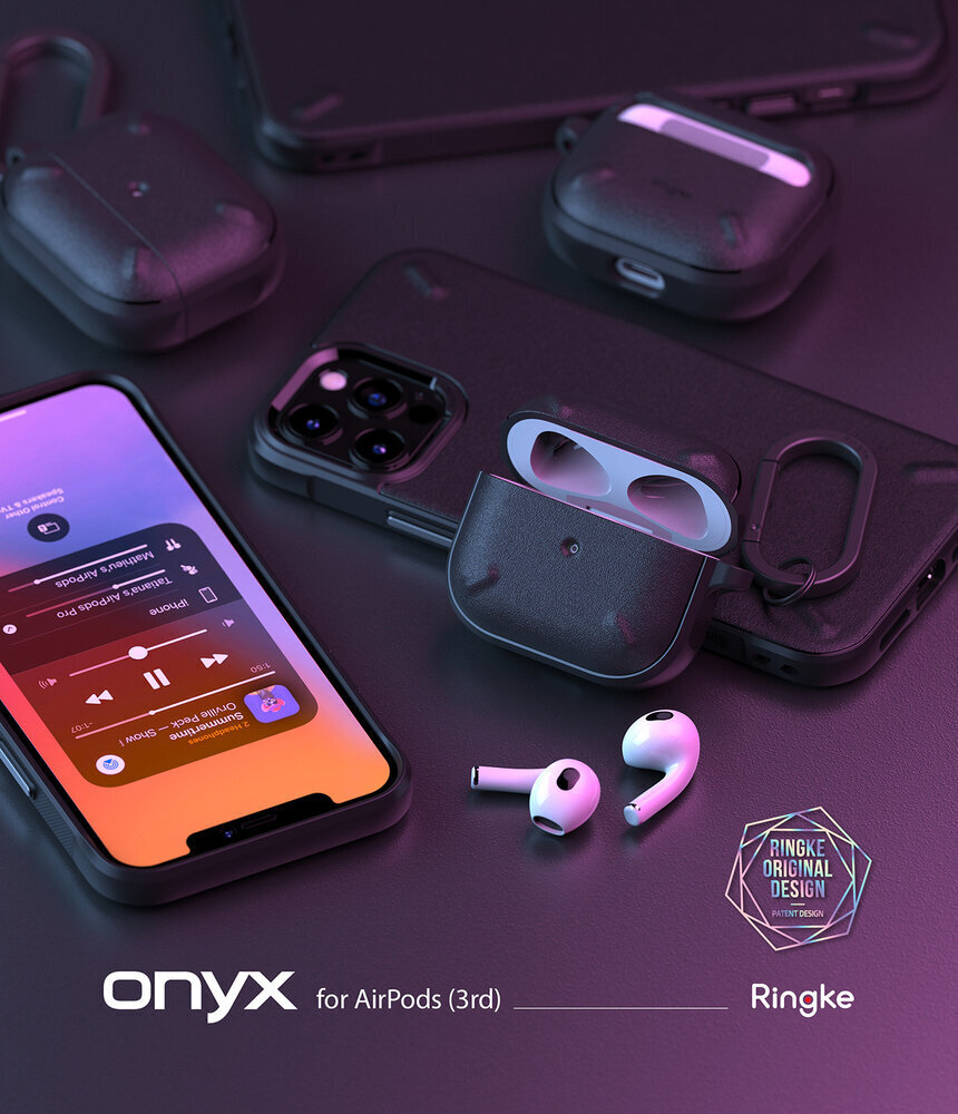 Ringke Onyx, AirPods 3 Black (EC52336RS) hind ja info | Kõrvaklapid | hansapost.ee