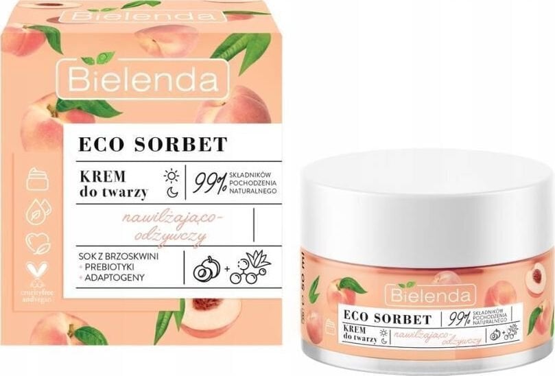 Niisutav ja toitev näokreem Bielenda Peach, 50ml цена и информация | Näokreemid | hansapost.ee