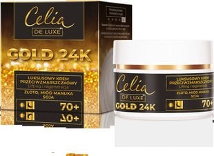 Kortsudevastane näokreem Celia De Luxe Gold 24K 70+, 50 ml цена и информация | Celia Духи, косметика | hansapost.ee