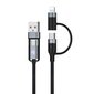 Tellur TLL155411, USB-A/USB-C/Lightning, 1 m цена и информация | Mobiiltelefonide kaablid | hansapost.ee