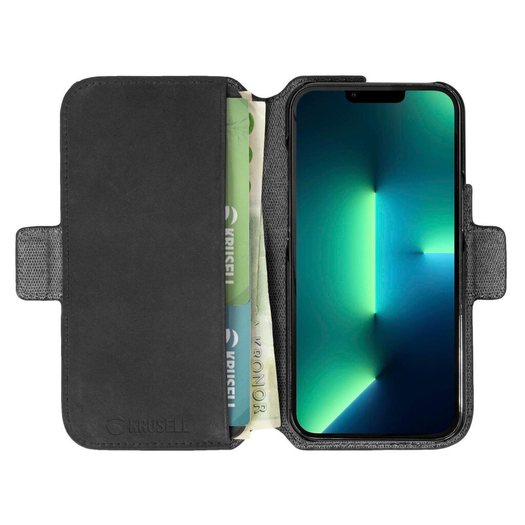 Krusell Leather Phone Wallet hind ja info | Telefonide kaitsekaaned ja -ümbrised | hansapost.ee