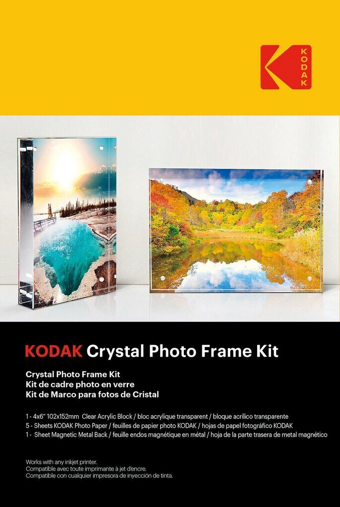 Raamide ja fotopaberi komplekt Kodak, 6 tk цена и информация | Pildiraamid | hansapost.ee