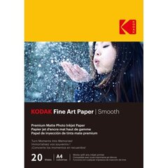 Матовая фотобумага Kodak Fine Art Paper 9891092, A4, 230г/м², 20 листов цена и информация | Kodak Товары для детей и младенцев | hansapost.ee