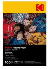 Läikiv paber Kodak Picture 9891161, 10x15 cm, 180 g/m², 100 lehte цена и информация | Тетради и бумажные товары | hansapost.ee