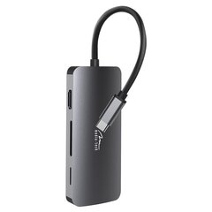 Адаптер Media-Tech MT5044, USB-C/USB-A/HDMI/RJ-45/micro SD цена и информация | Адаптеры, USB-разветвители | hansapost.ee