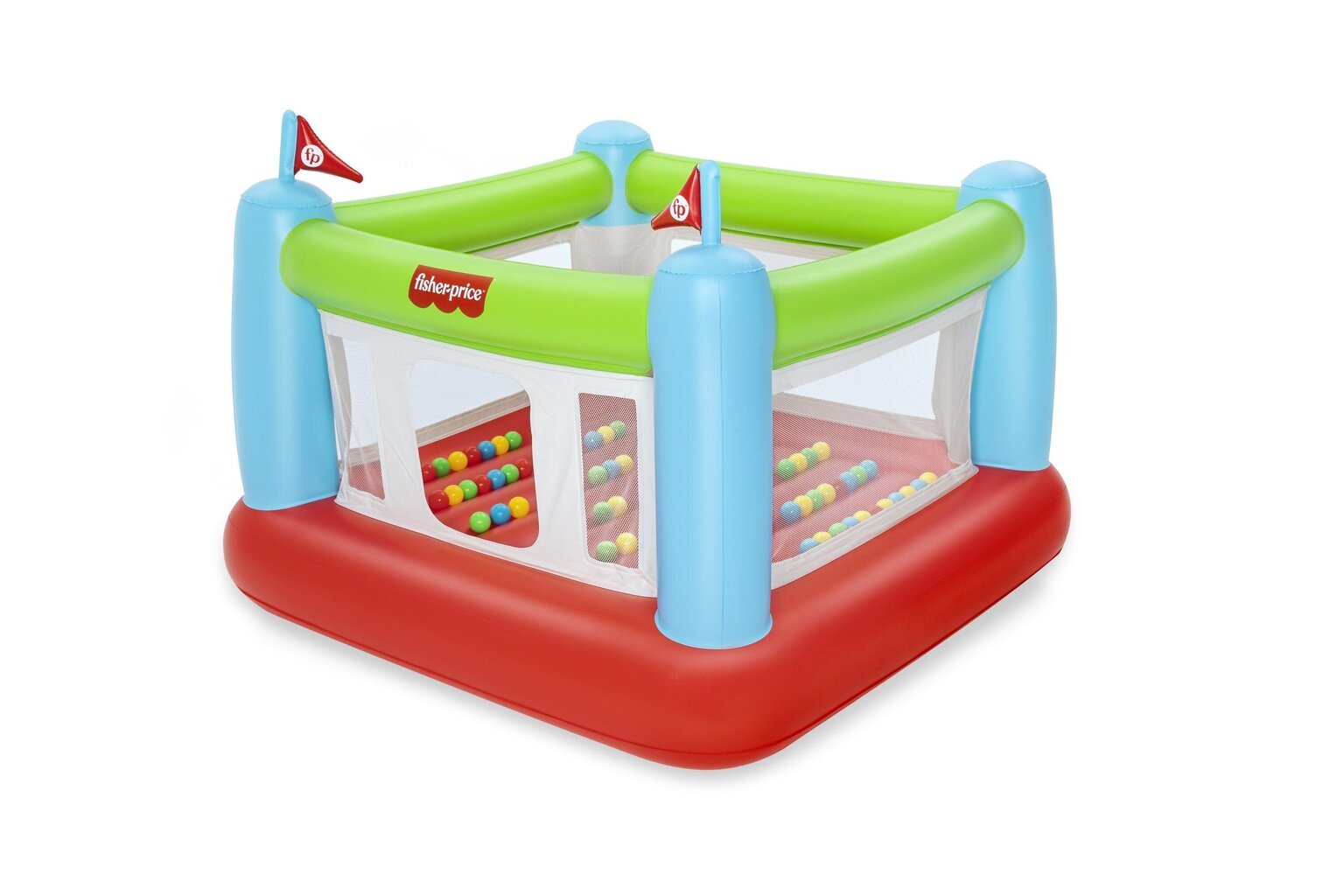 Täispuhutav batuut Bestway Fisher-Price Bouncesational, 175x173x135 cm hind ja info | Täispuhutavad veemänguasjad ja ujumistarbed | hansapost.ee