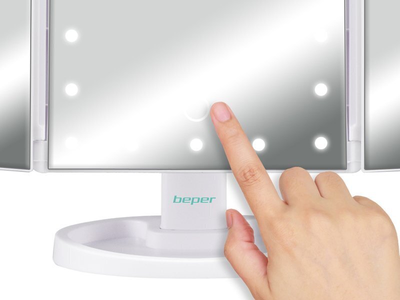 LED valgustusega peegel Beper P302VIS050 hind ja info | Vannitoa aksessuaarid | hansapost.ee