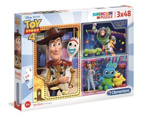 Pusle 3 x 48 Toy Story 4 hind ja info | Pusled lastele ja täiskasvanutele | hansapost.ee