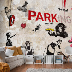 Fototapeet - [Banksy] Graffiti Collage 350x245 cm hind ja info | Fototapeedid | hansapost.ee