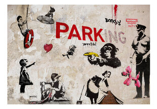 Fototapeet - [Banksy] Graffiti Collage 350x245 cm hind ja info | Fototapeedid | hansapost.ee