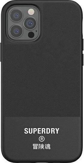 Supcase SuperDry Molded Canvas iPhone 12/12 Pro black цена и информация | Telefonide kaitsekaaned ja -ümbrised | hansapost.ee