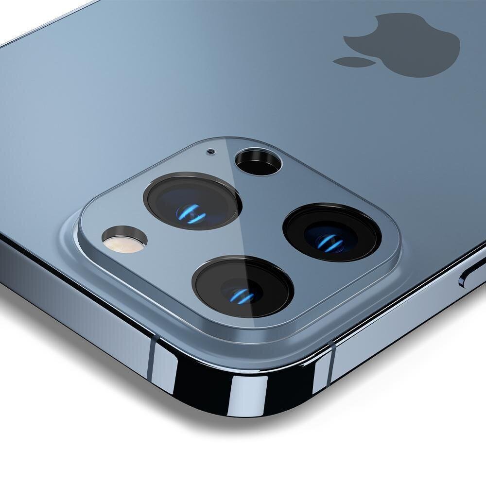 Spigen Optik Lens Protector, iPhone 13 Pro/13 Pro Max Sierra Blue цена и информация | Ekraani kaitseklaasid ja kaitsekiled | hansapost.ee