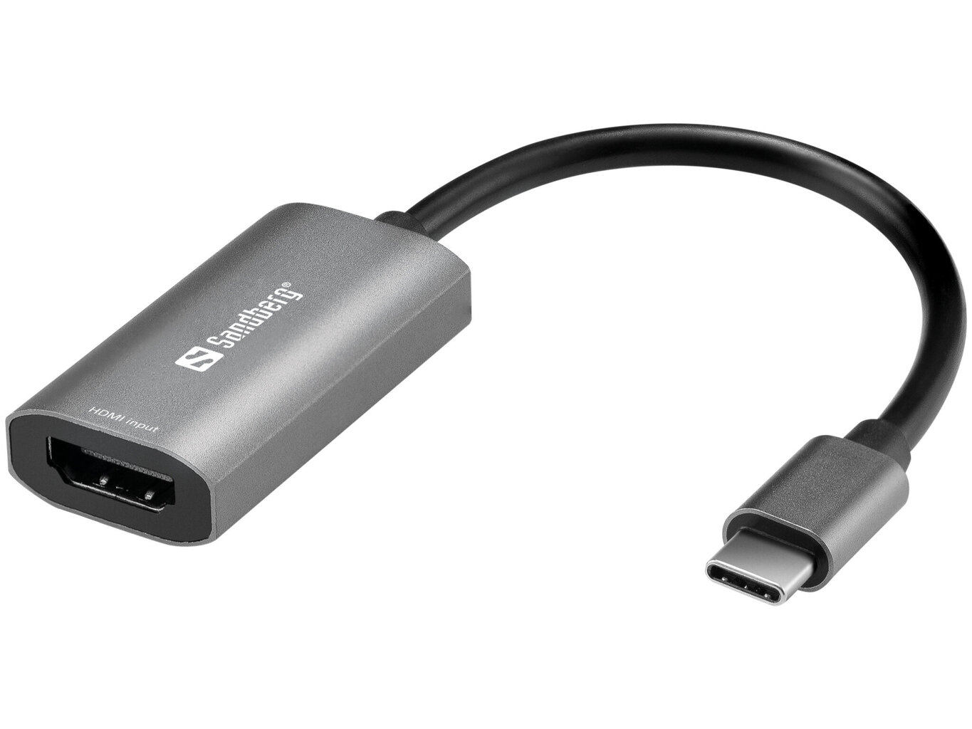 Sandberg 136-36, HDMI/USB-C hind ja info | USB adapterid ja jagajad | hansapost.ee