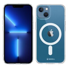 Magnetiline läbipaistev ümbris Krusell Magnetic Clear Cover, Apple iPhone 13 Mini, läbipaistev цена и информация | Чехлы для телефонов | hansapost.ee