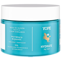 Niisutav mask 3in1 kuivale nahale hemiskvalaaniga Yope Hydrate, 250ml hind ja info | Palsamid | hansapost.ee