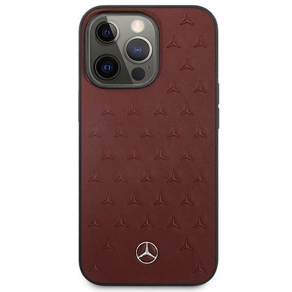Mercedes MEHCP13LPSQRE iPhone 13 Pro / 13 6.1 "red Leather Stars hind ja info | Telefonide kaitsekaaned ja -ümbrised | hansapost.ee