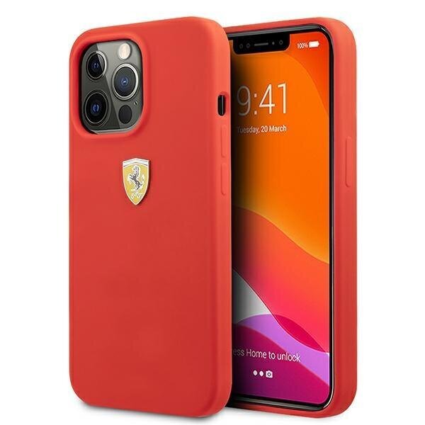 Ferrari FESSIHCP13LRE iPhone 13 Pro / 13 6.1 "red Silicone hind ja info | Telefonide kaitsekaaned ja -ümbrised | hansapost.ee