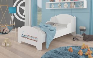 Кровать АДРК Furniture Amadis Railway, белая цена и информация | Детские кровати | hansapost.ee