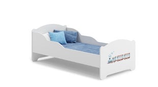 Кровать АДРК Furniture Amadis Railway, белая цена и информация | Детские кровати | hansapost.ee