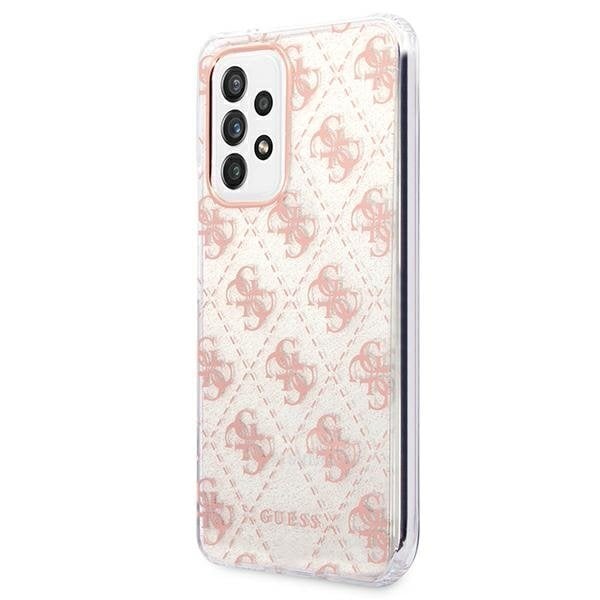 Guess GUHCA53PCU4GLPI A53 5G A536 pink / pink hard 4G Glitter hind ja info | Telefonide kaitsekaaned ja -ümbrised | hansapost.ee