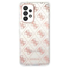 Guess GUHCA53PCU4GLPI A53 5G A536 pink / pink hard 4G Glitter цена и информация | Чехлы для телефонов | hansapost.ee