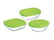 Küpsetusnõu Pyrex Cook & Store, 20 x 17 x 5,5 cm цена и информация | Toiduainete säilitusnõud | hansapost.ee