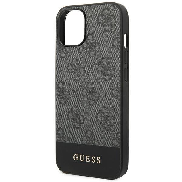 Guess GUHCP14SG4GLGR iPhone 14 6.1 "gray / gray hard 4G Stripe Collection цена и информация | Telefonide kaitsekaaned ja -ümbrised | hansapost.ee