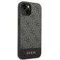 Guess GUHCP14SG4GLGR iPhone 14 6.1 "gray / gray hard 4G Stripe Collection цена и информация | Telefonide kaitsekaaned ja -ümbrised | hansapost.ee