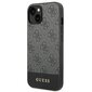 Guess GUHCP14SG4GLGR iPhone 14 6.1 "gray / gray hard 4G Stripe Collection цена и информация | Telefonide kaitsekaaned ja -ümbrised | hansapost.ee