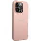 Guess GUHCP14LPSASBPI iPhone 14 Pro 6.1 "pink / pink Saffiano Strap цена и информация | Telefonide kaitsekaaned ja -ümbrised | hansapost.ee