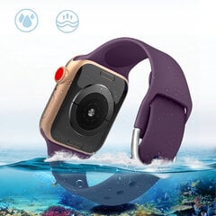 Asendusrihm Apple Watchile 8/7/6/5/4/3/2 / SE (41/40 / 38mm) Black цена и информация | Аксессуары для смарт-часов и браслетов | hansapost.ee