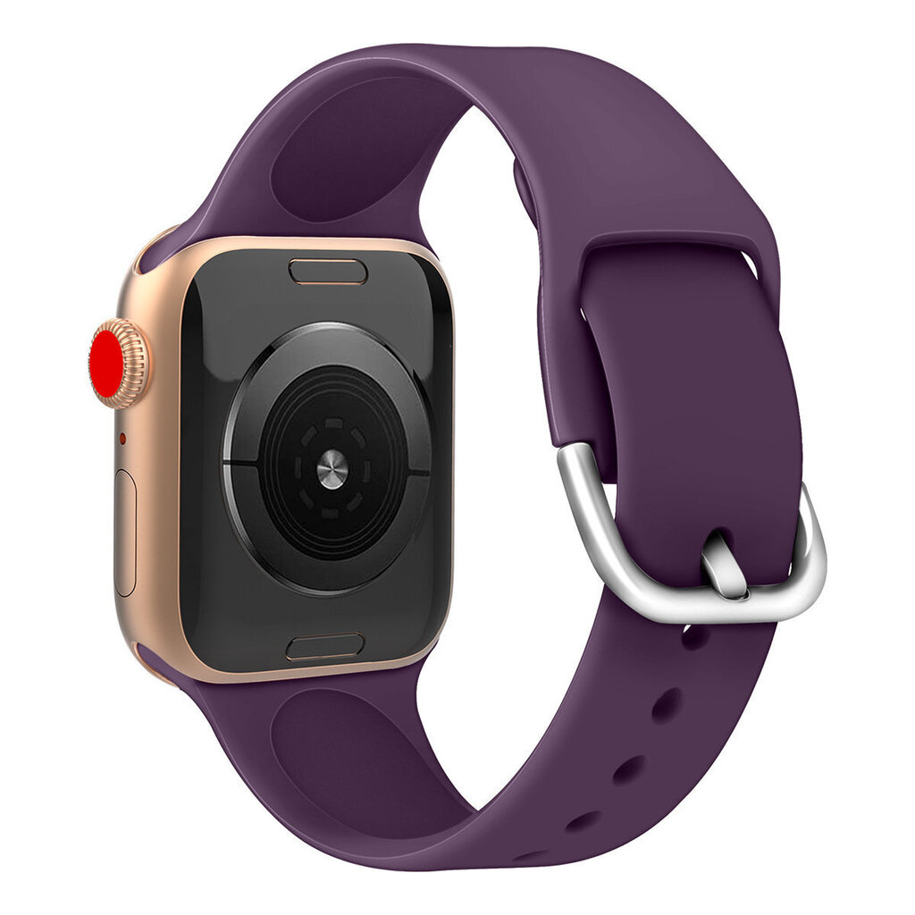 Asendusrihm Apple Watchile 8/7/6/5/4/3/2 / SE (41/40 / 38mm) Black цена и информация | Nutikellade aksessuaarid ja tarvikud | hansapost.ee