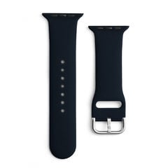 Asendusrihm Apple Watchile 8/7/6/5/4/3/2 / SE (41/40 / 38mm) Black цена и информация | Аксессуары для смарт-часов и браслетов | hansapost.ee