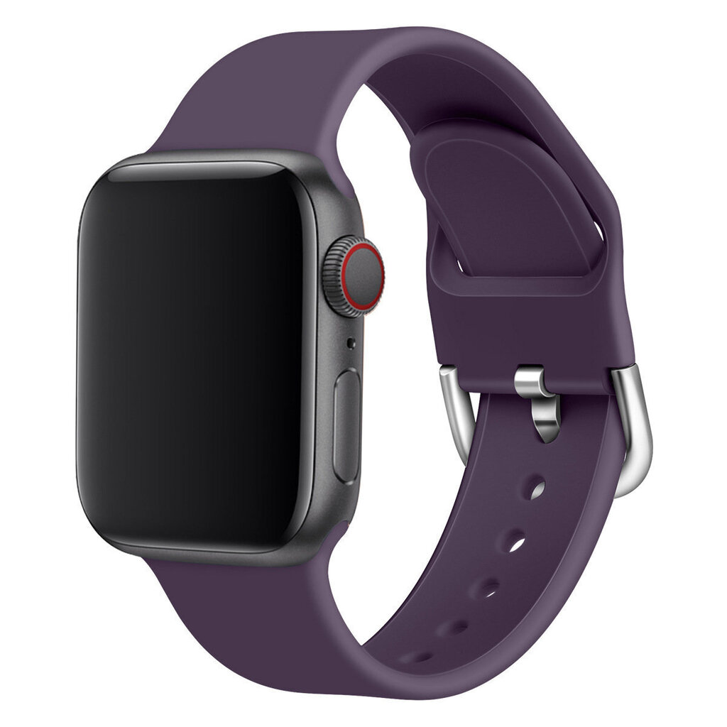 Asendusrihm Apple Watchile 8/7/6/5/4/3/2 / SE (41/40 / 38mm) Black hind ja info | Nutikellade aksessuaarid ja tarvikud | hansapost.ee