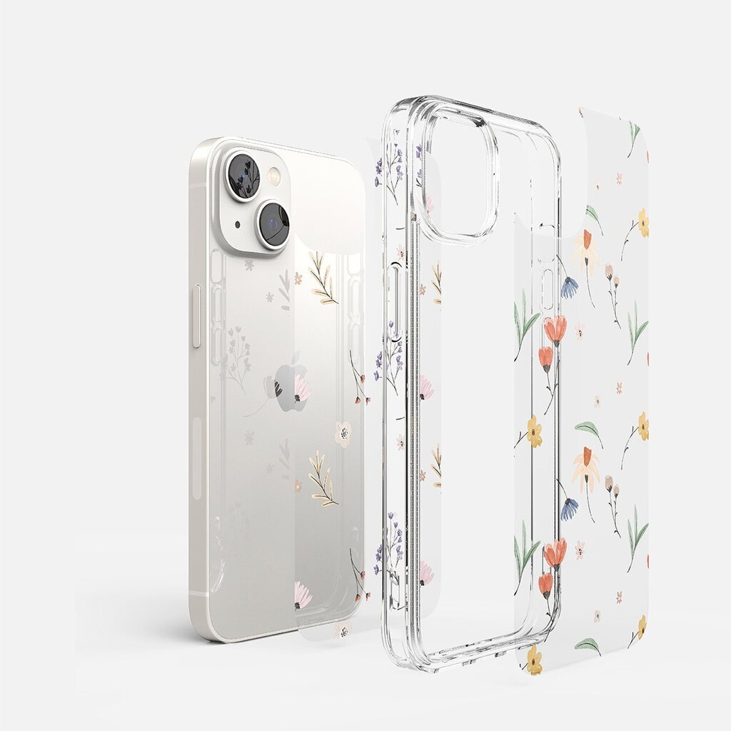 Ringke Fusion iPhone 14 Plus transparent (Dry flowers) (FD637E30) цена и информация | Telefonide kaitsekaaned ja -ümbrised | hansapost.ee