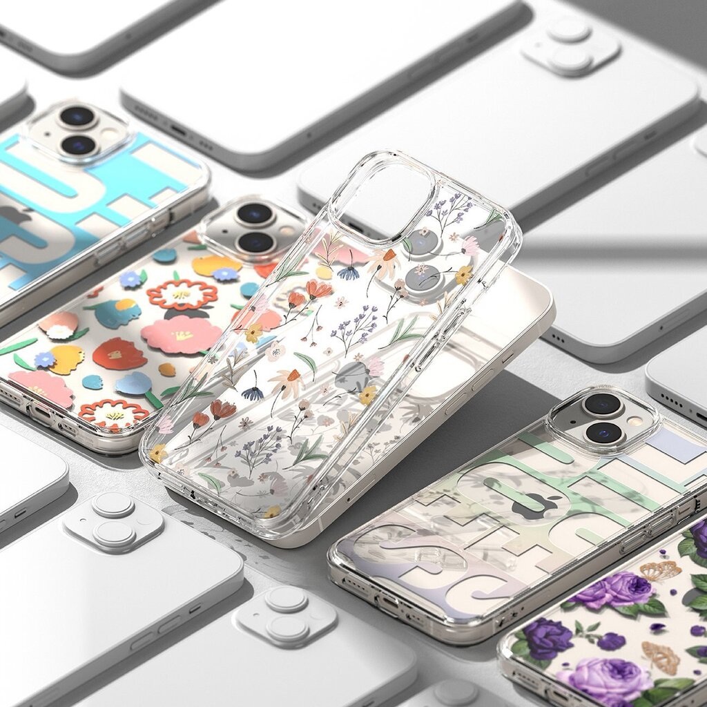 Ringke Fusion iPhone 14 Plus transparent (Dry flowers) (FD637E30) hind ja info | Telefonide kaitsekaaned ja -ümbrised | hansapost.ee