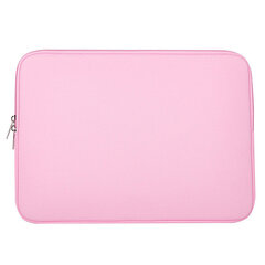 Универсальный чехол для ноутбука 15,6", розовый цена и информация | Рюкзаки, сумки, чехлы для компьютеров | hansapost.ee