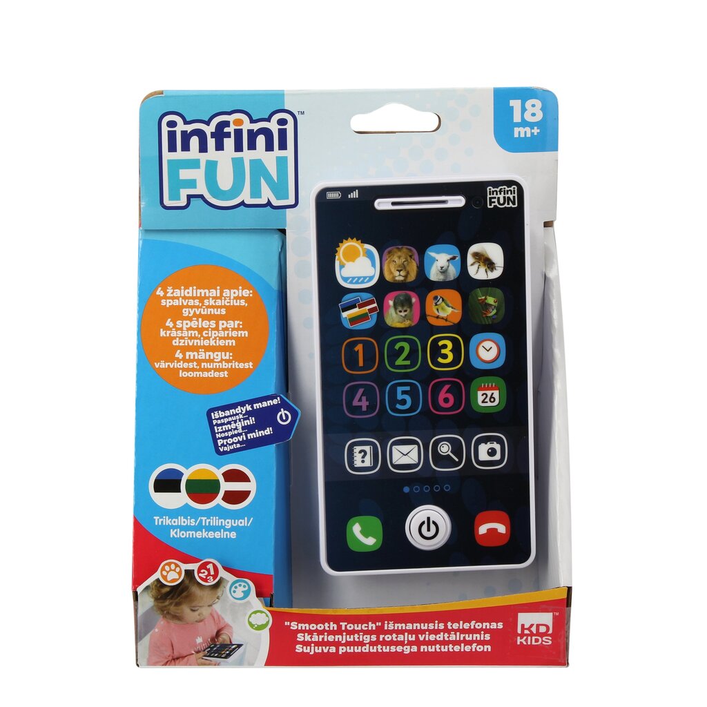 Infini Fun nutitelefon lastele, I12550LT hind ja info | Beebide mänguasjad | hansapost.ee