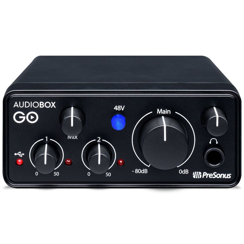 Presonus AudioBox GO, must цена и информация | Helikaardid | hansapost.ee