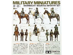 Tamiya - Wehrmacht Mounted Infantry Set, 1/35, 35053 цена и информация | Конструкторы и кубики | hansapost.ee
