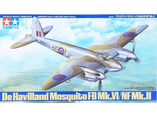 Сборная пластиковая модель Tamiya - De Havilland Mosquito FB Mk.VI/NF Mk.II, 1/48, 61062 цена и информация | Tamiya Товары для детей и младенцев | hansapost.ee