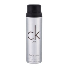 Calvin Klein CK One Deospray 160ml hind ja info | Deodorandid | hansapost.ee