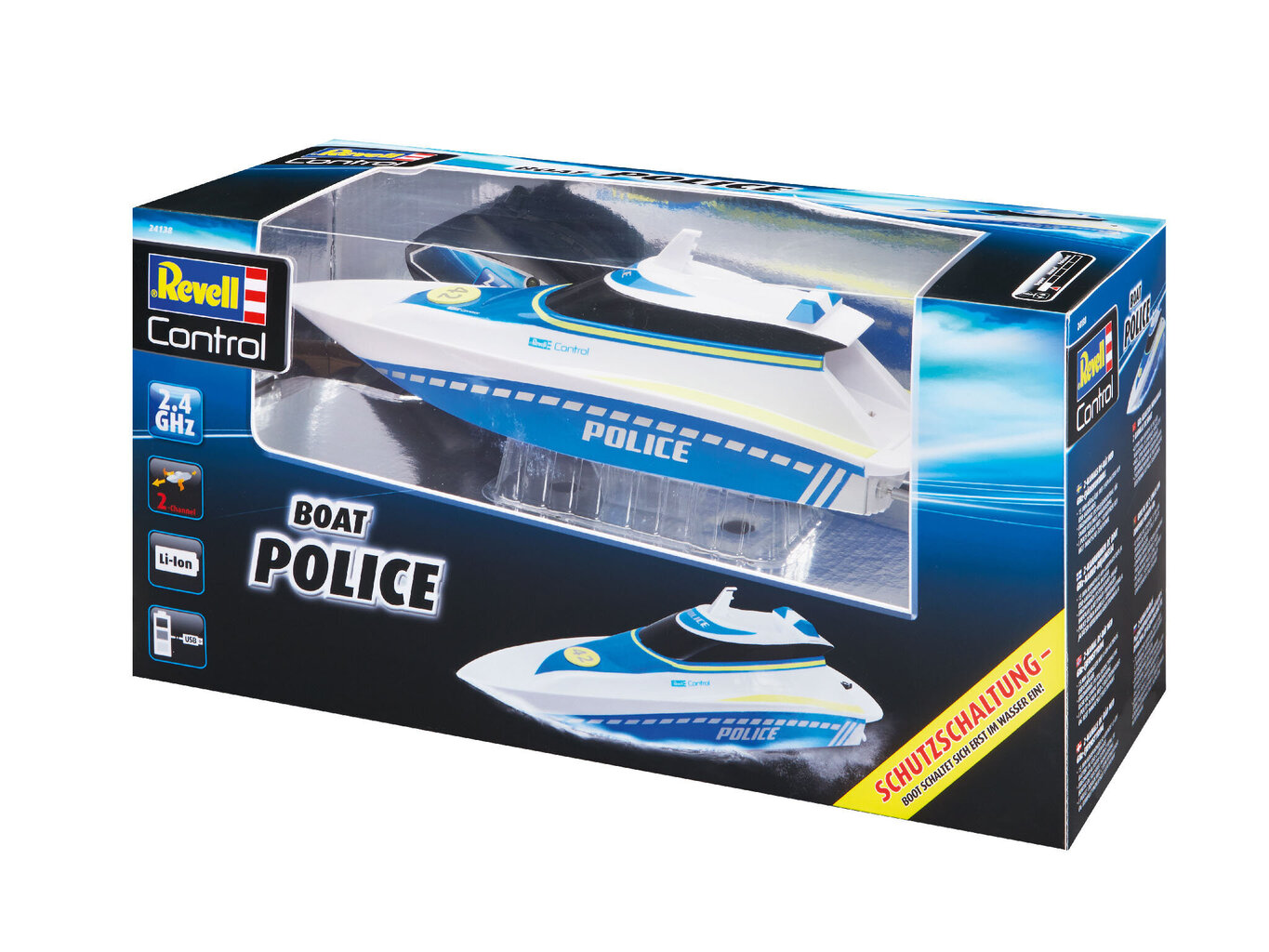 Kaugjuhitav laev Water Police Revell RC, 24138 hind ja info | Ranna- ja õuemänguasjad | hansapost.ee